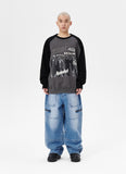 FATIGUE ZIP DENIM PANT