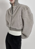 Crop mink jumper