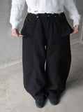 Flare cut balloon pants