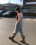 Risen Denim Wide Overalls