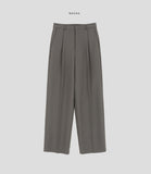 Beacon one-tuck wide slacks