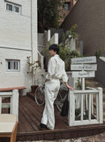 Take Belted Cotton Pants