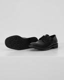 Edie leather derby shoes