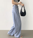 Tencel Maxi Wide Fit Cooling Summer Denim Pants
