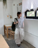 Itb Nylon Cargo Balloon Wide Pants