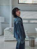 Hamb Work Patch Denim Shirt