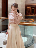 Gael Tencel Tie-neck Tulip Blouse