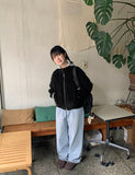 Econde Hidden Banding Light Blue Denim Pants