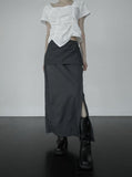 E-Sen Layered Wrap Skirt