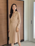 Deubelin Collar Pleated One Piece (Belt set)