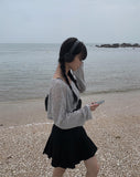 Vtan Strap Pleats Skirt