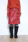 padded fur long boots