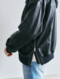 Overfit Bomber Hooded Jacket