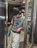Cops Printing Short Sleeve T-shirt