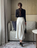 Molly Satin Mermaid Long Skirt