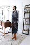 Wave shirring muffler