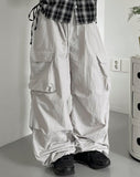 [unisex] Walton Nylon Banding String Parachute Cargo Pants