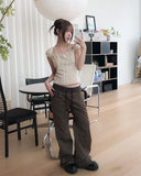 Vine Shibori Back Pocket Bootcut Pants