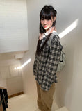 Kanpav Check Over Long Sleeve Shirt