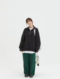 [BAONHAUS] Nteto stitch cotton pin tuck banding pants
