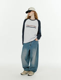 Vintage Wide Balloon Denim Pants