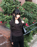 Nihi Shirring Wrap Hood T-shirt