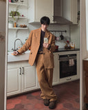 Linnies Boucle Wide Leg Slacks