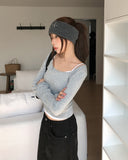 Toki Cross Studded Adjust Wide Pants
