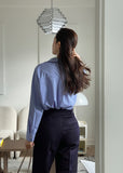 Kebeul Pintuck Wide Slacks