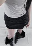 [mnem] Corset Detail Mini Skort