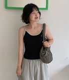 Nick Fue Lettering Color Matching Layered Sleeveless