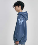 Cross Symbol Raglan Hoodie
