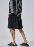 Shallow Stripe Over Long Sleeve Tee