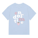 END OF TIME BERRY Slim Short Sleeve Tee