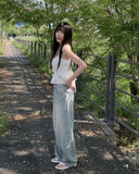 [Summer Fabric] Early Denim Wide Pants