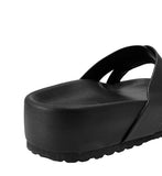 Double sole cross slippers