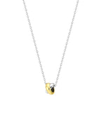 Souvni Silver (C) Twist Necklace S