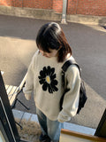 [unisex] Hipburn Flower Over Knit