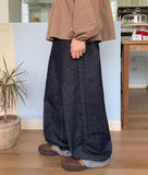 Koinu Raw Balloon Wide Non Fade Denim Pants