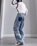 Snitch Curb Stone Wide Denim