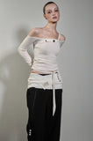 MIRA KNIT WRAP SKIRT