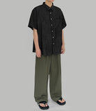 Banded Linen Wide Pants