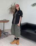 Sepun Roll-up Patch Check Shirt