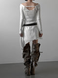Deacon Patch Pocket Cotton Skirt