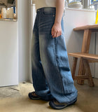 Pater summer washing wide denim pants