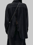 Teez Backslit Stripe Shirt