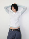 UNBAL COLLAR TEE