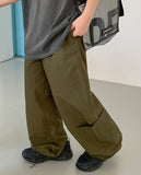 Taha banding string nylon cargo pants