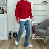 Dunce Wide Slit Denim Pants