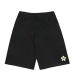 Flower Embroidery Bermuda Training Half Pants